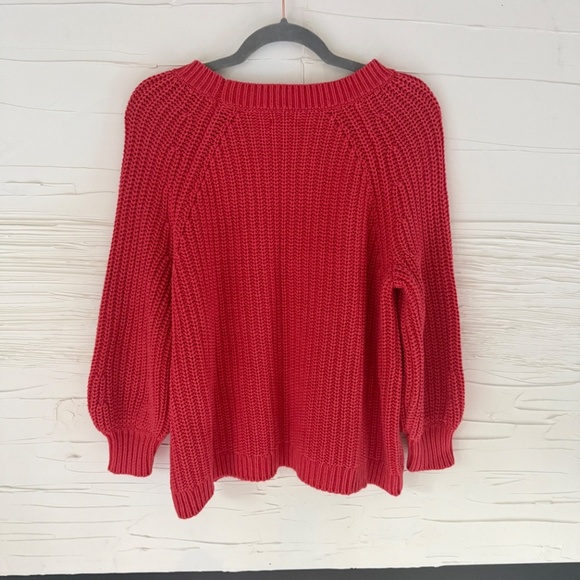 Aerie | Size S | Cozy Chunky Knit Red Sweater - Picture 2 of 6